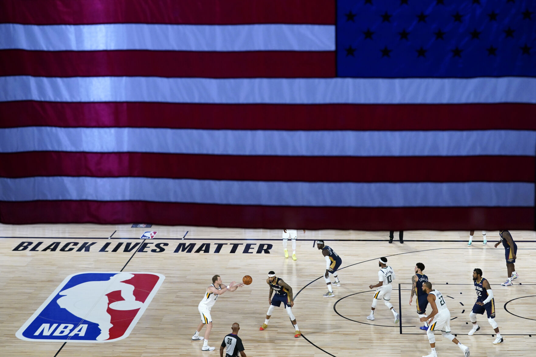 APTOPIX Jazz Pelicans Basketball